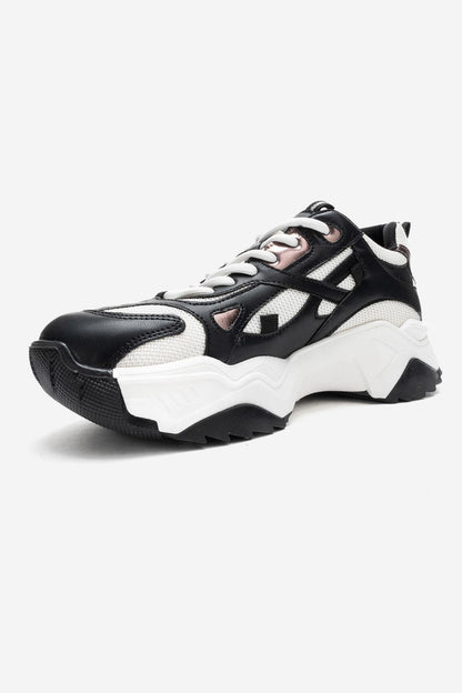 LECCE - Zapatillas Blanco Negro (Mujer)