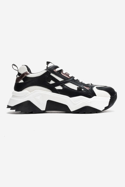 LECCE - Zapatillas Blanco Negro (Mujer)