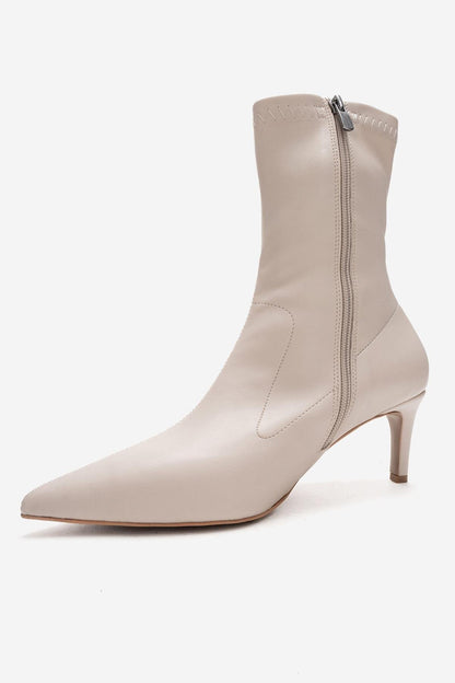 ROSSANO - Botín elástico de tacón de aguja beige (mujer)
