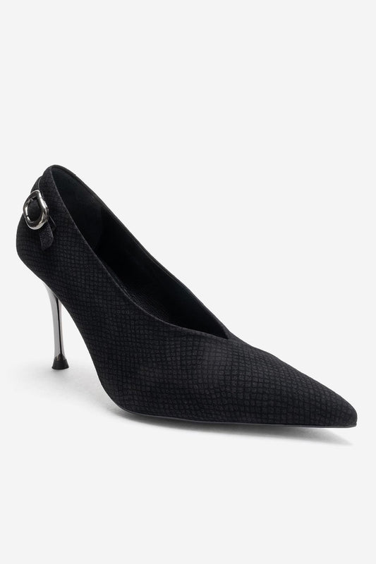 POLLY - Black Stiletto Pump (Women)
