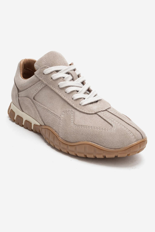 Lars - Zapatillas de Piel de Ante Beige (Mujer)
