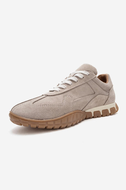 Lars - Zapatillas de Piel de Ante Beige (Mujer)