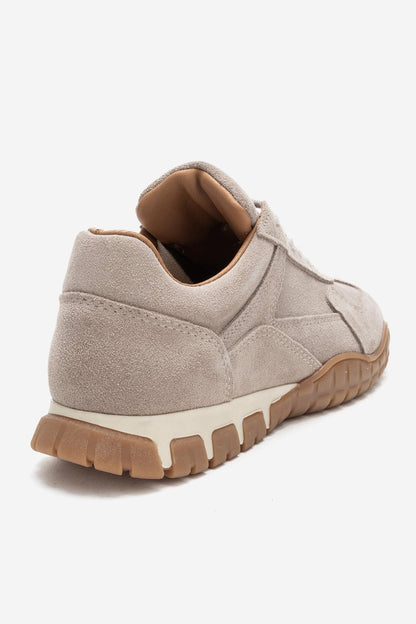 Lars - Zapatillas de Piel de Ante Beige (Mujer)