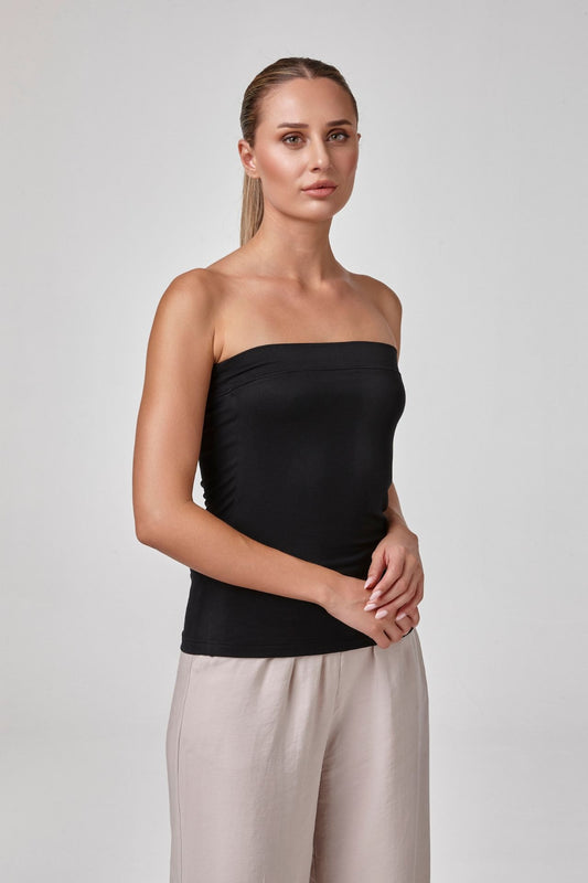 Relactive Wear-Rin Body sin tirantes de modal negro suave P2615
