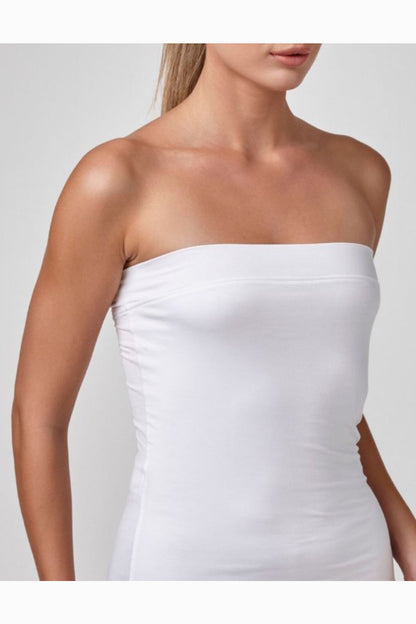 Relactive Wear-Rin Body sin tirantes de modal blanco suave P2615