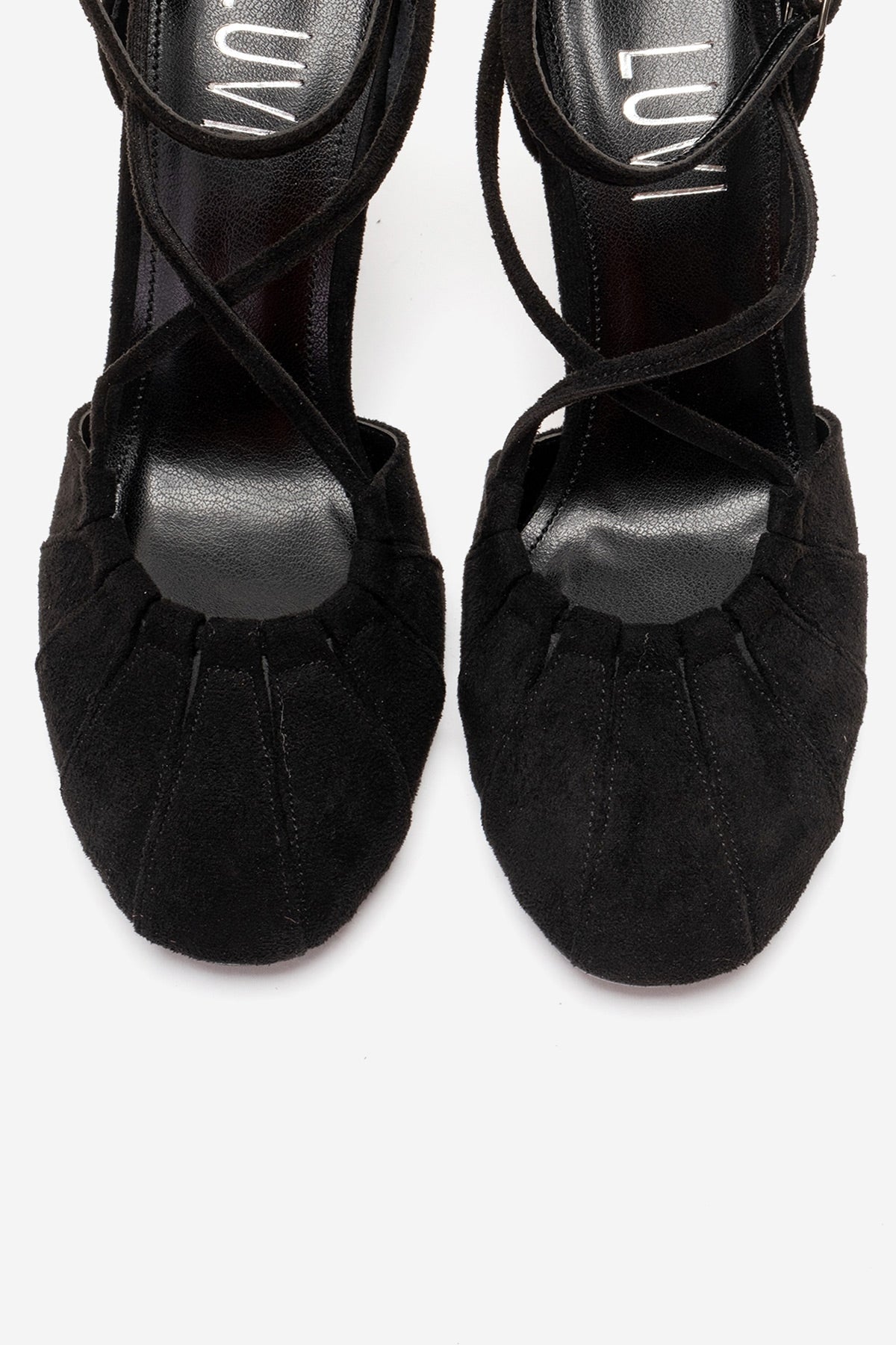 ELIZA - Zapatos de tacón de aguja de ante negro (Mujer)