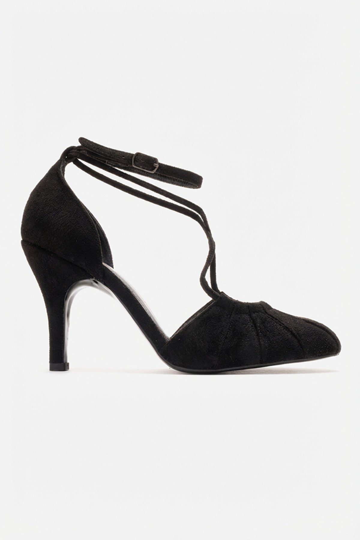 ELIZA - Zapatos de tacón de aguja de ante negro (Mujer)