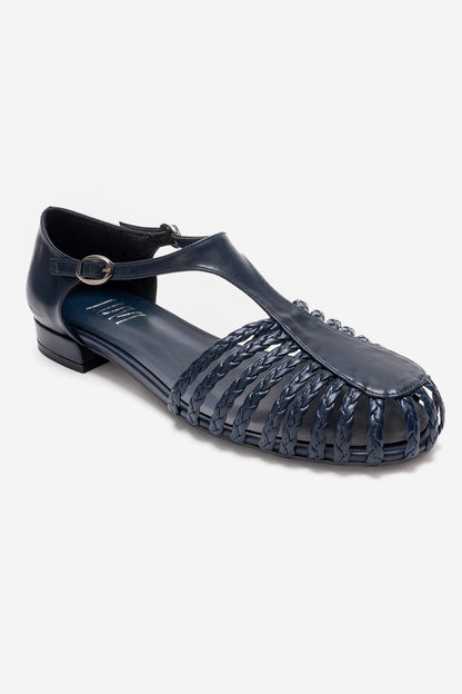 Onos - Sandalia tejida azul marino (mujer)