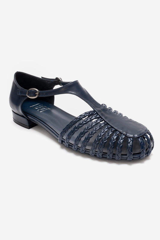 Onos - Sandalia tejida azul marino (mujer)