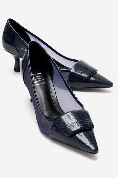OLA - Zapatos de tacón de aguja Navy (Mujer)