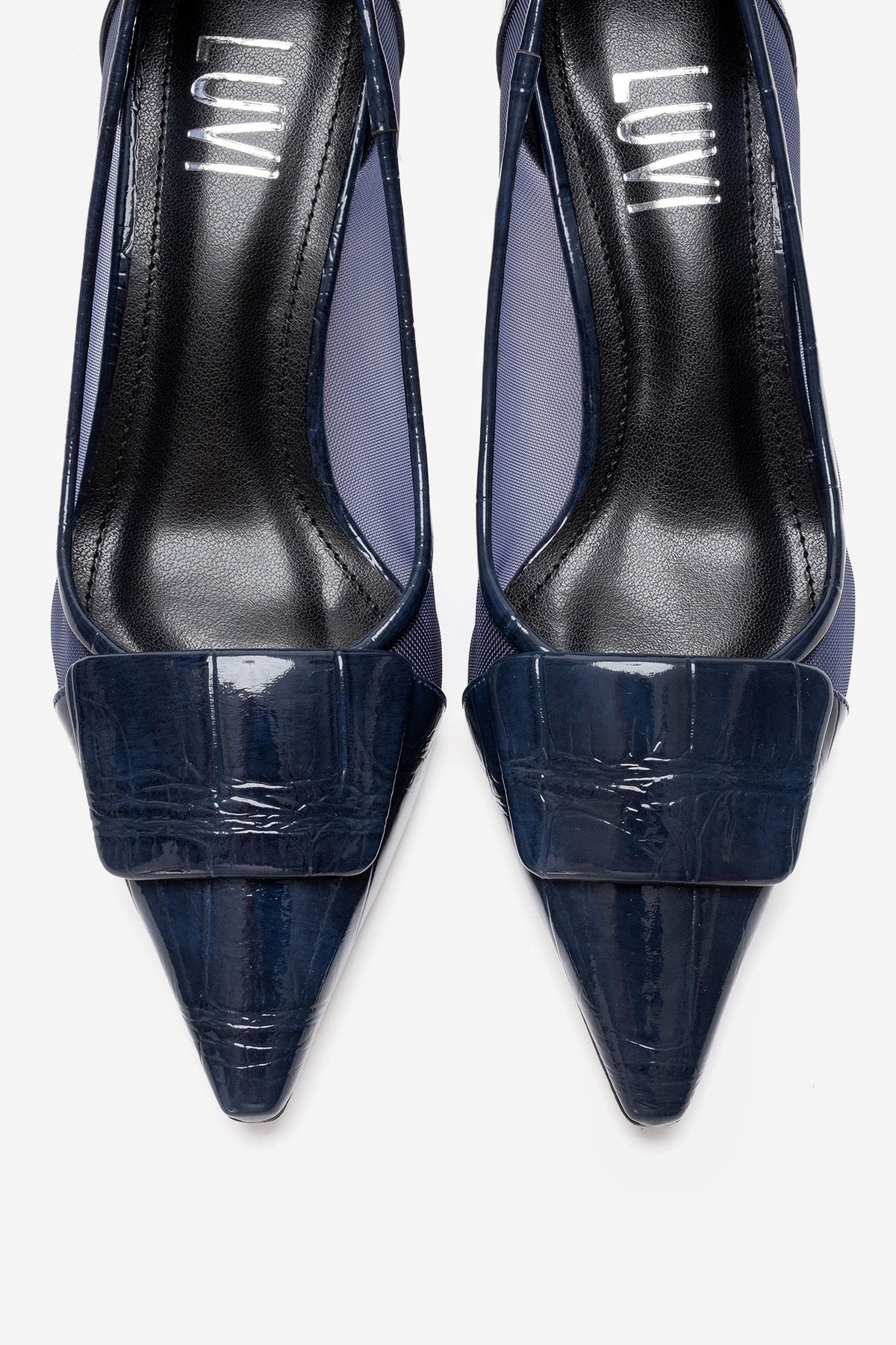 OLA - Zapatos de tacón de aguja Navy (Mujer)