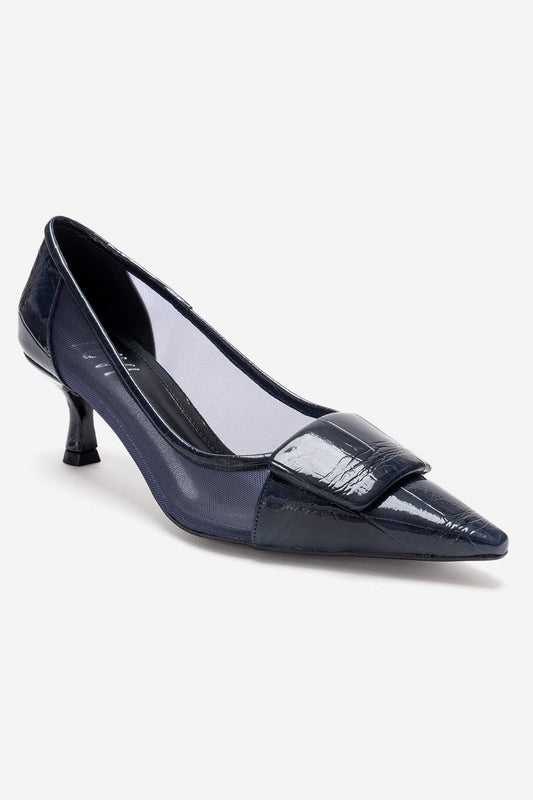 OLA - Zapatos de tacón de aguja Navy (Mujer)