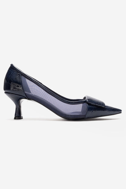 OLA - Zapatos de tacón de aguja Navy (Mujer)