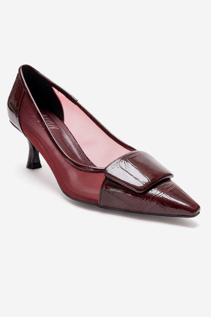 OLA - Burgundy Stiletto Pump (Women)