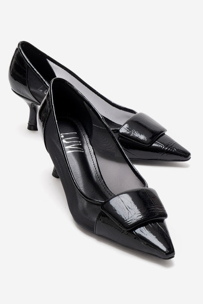 OLA - Black Stiletto Pump (Women)