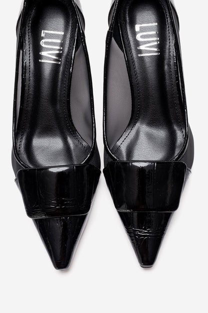 OLA - Black Stiletto Pump (Women)