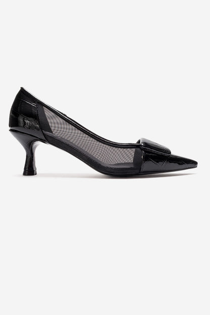 OLA - Black Stiletto Pump (Women)
