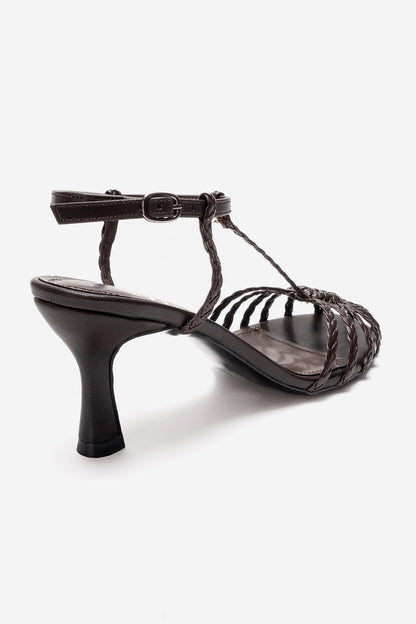 Zapatos de tacón de aguja con correa tejida Gerald Brown (Mujer)