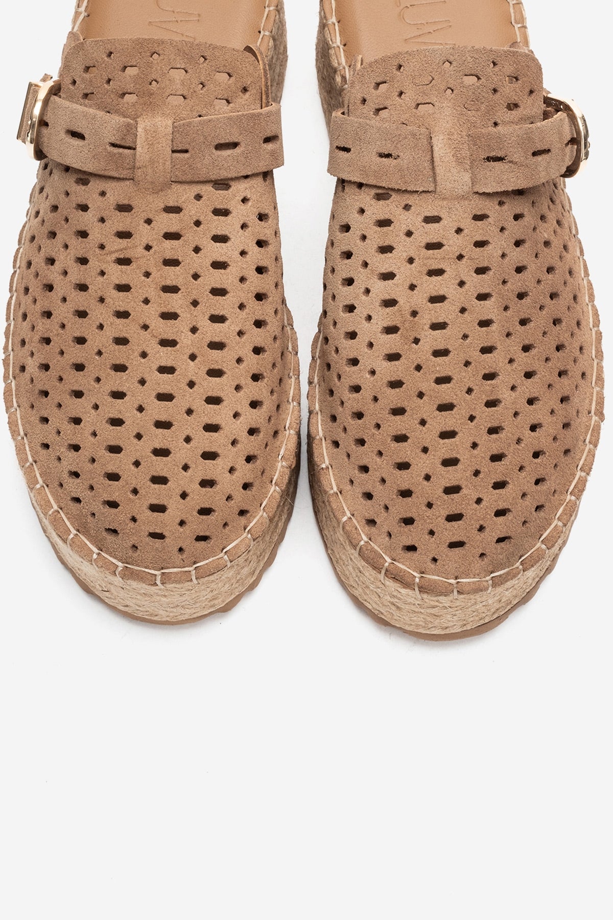 Louis - Cognac Suede Leather Platform Sandal (Women)