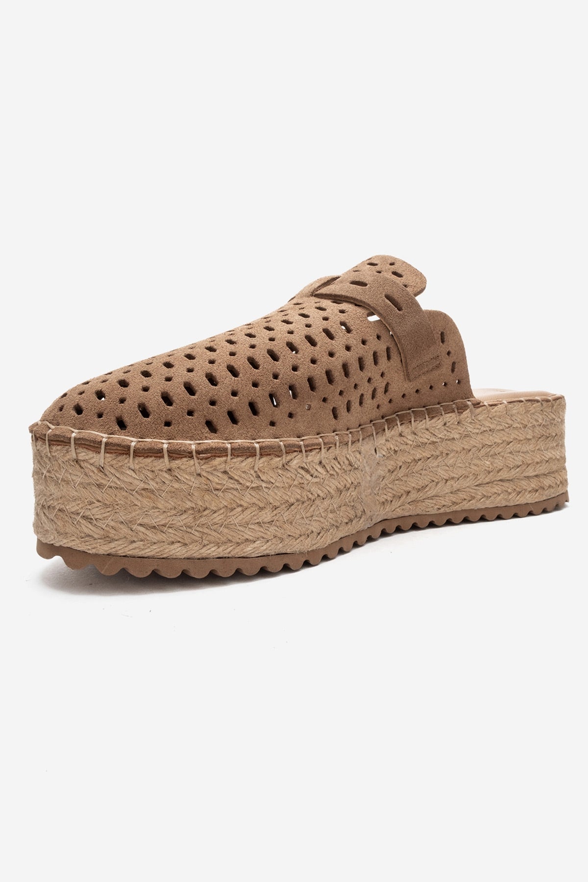 Louis - Cognac Suede Leather Platform Sandal (Women)