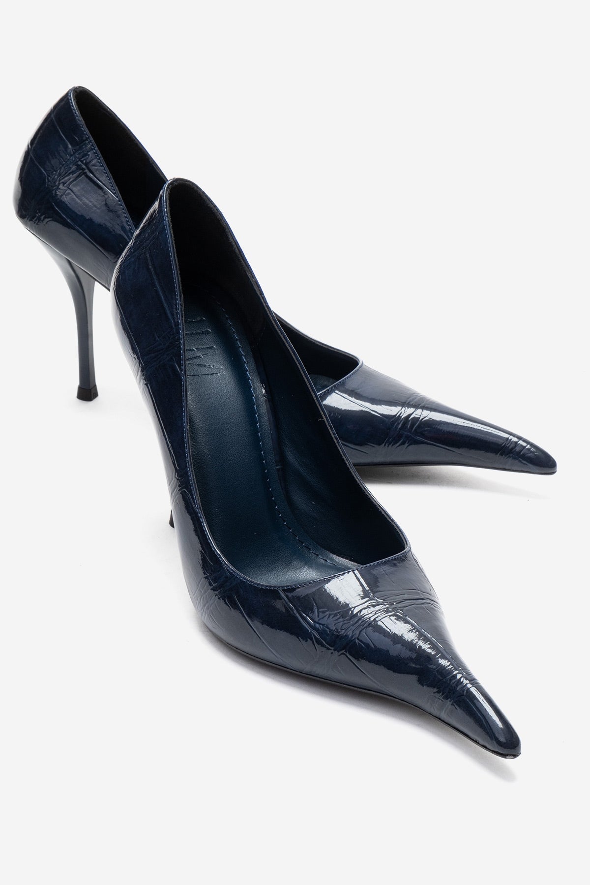 LUCE - Zapato de tacón de aguja azul marino (Mujer)