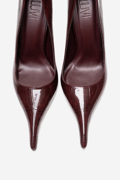 LUCE - Burgundy Stiletto Pump (Women)