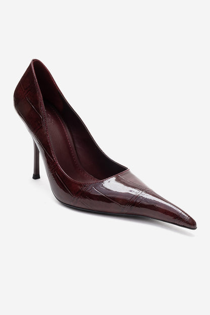 LUCE - Burgundy Stiletto Pump (Women)