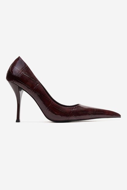 LUCE - Burgundy Stiletto Pump (Women)