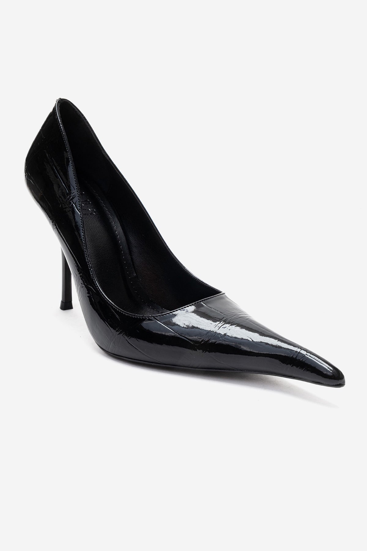 LUCE - Zapatilla de tacón de aguja negra (Mujer)