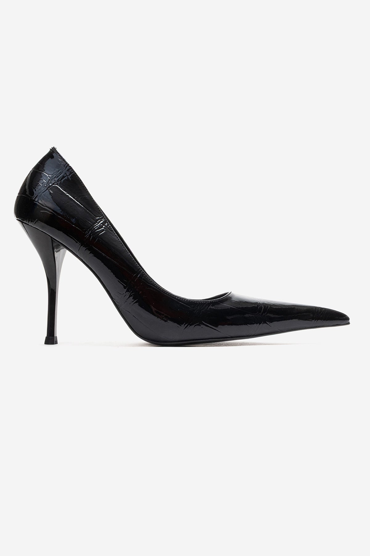 LUCE - Zapatilla de tacón de aguja negra (Mujer)