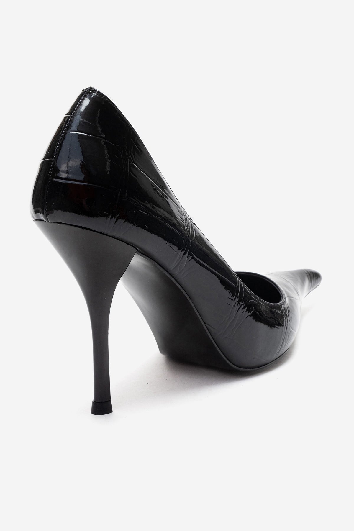 LUCE - Zapatilla de tacón de aguja negra (Mujer)