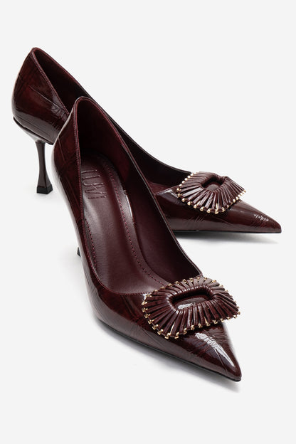 REBEL - Burgundy Stiletto Pump (Women)