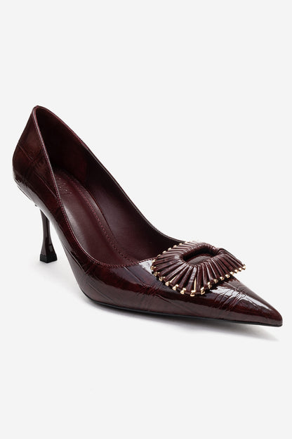 REBEL - Burgundy Stiletto Pump (Women)