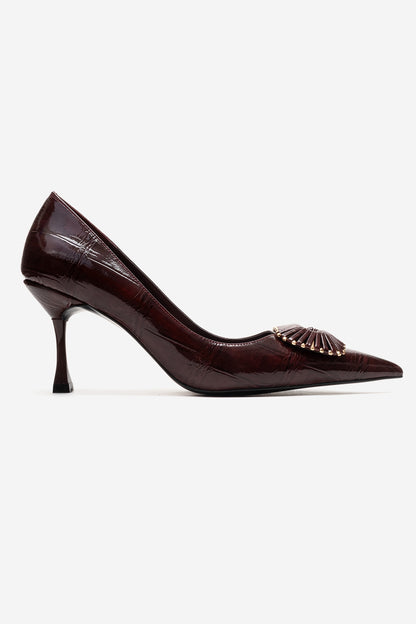 REBEL - Burgundy Stiletto Pump (Women)