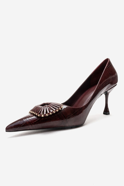 REBEL - Burgundy Stiletto Pump (Women)