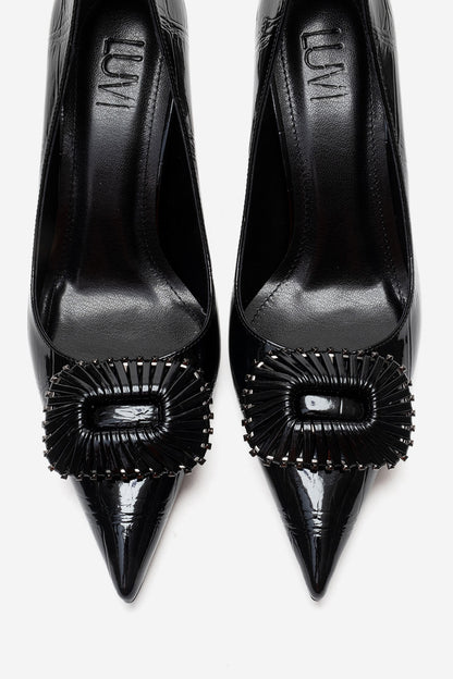 REBEL - Black Stiletto Pump (Women)