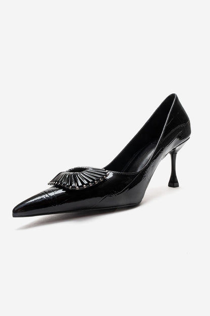 REBEL - Black Stiletto Pump (Women)