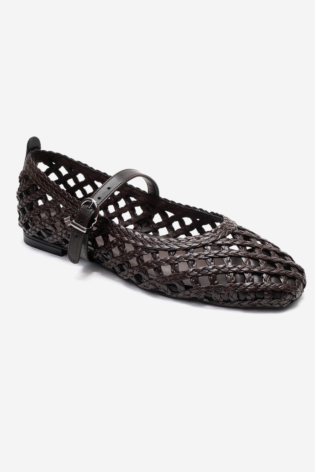 DOUX - Brown Genuine Leather Ballet Flat (Women)