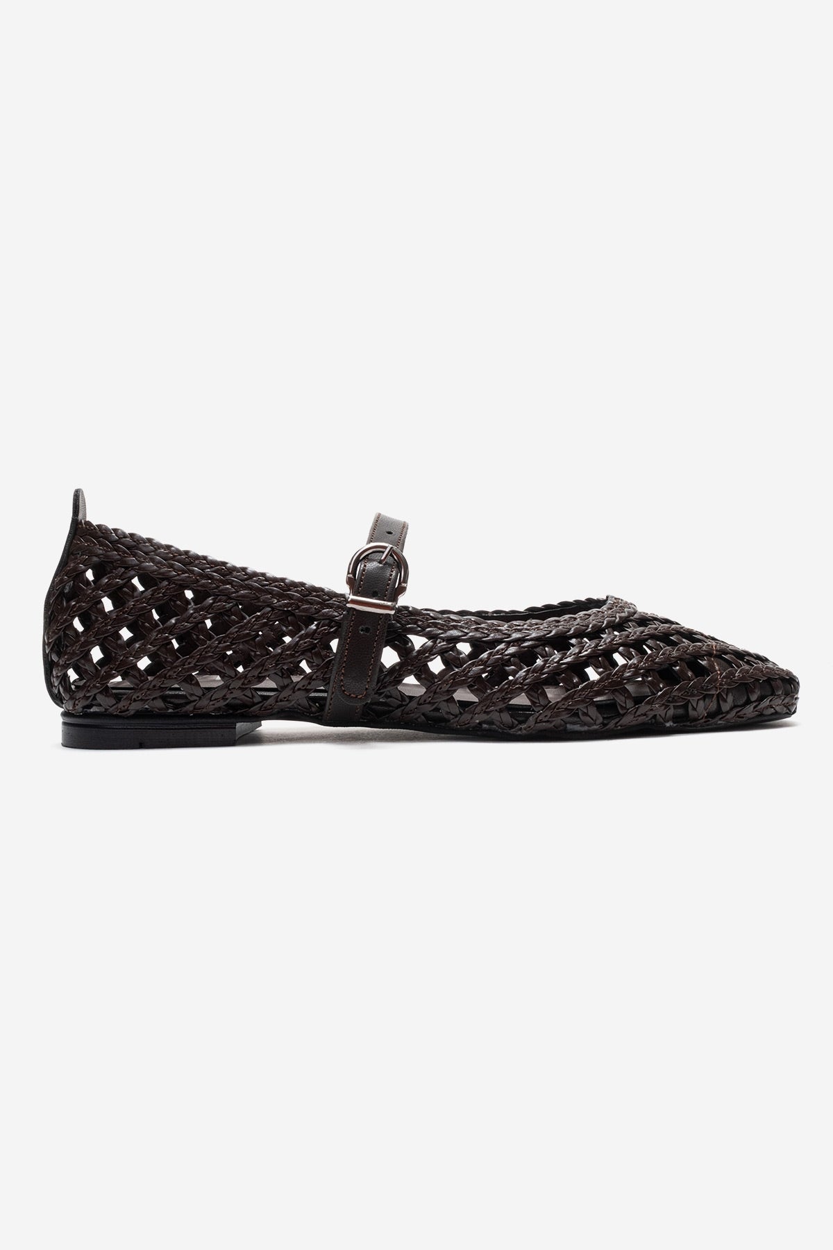 DOUX - Brown Genuine Leather Ballet Flat (Women)