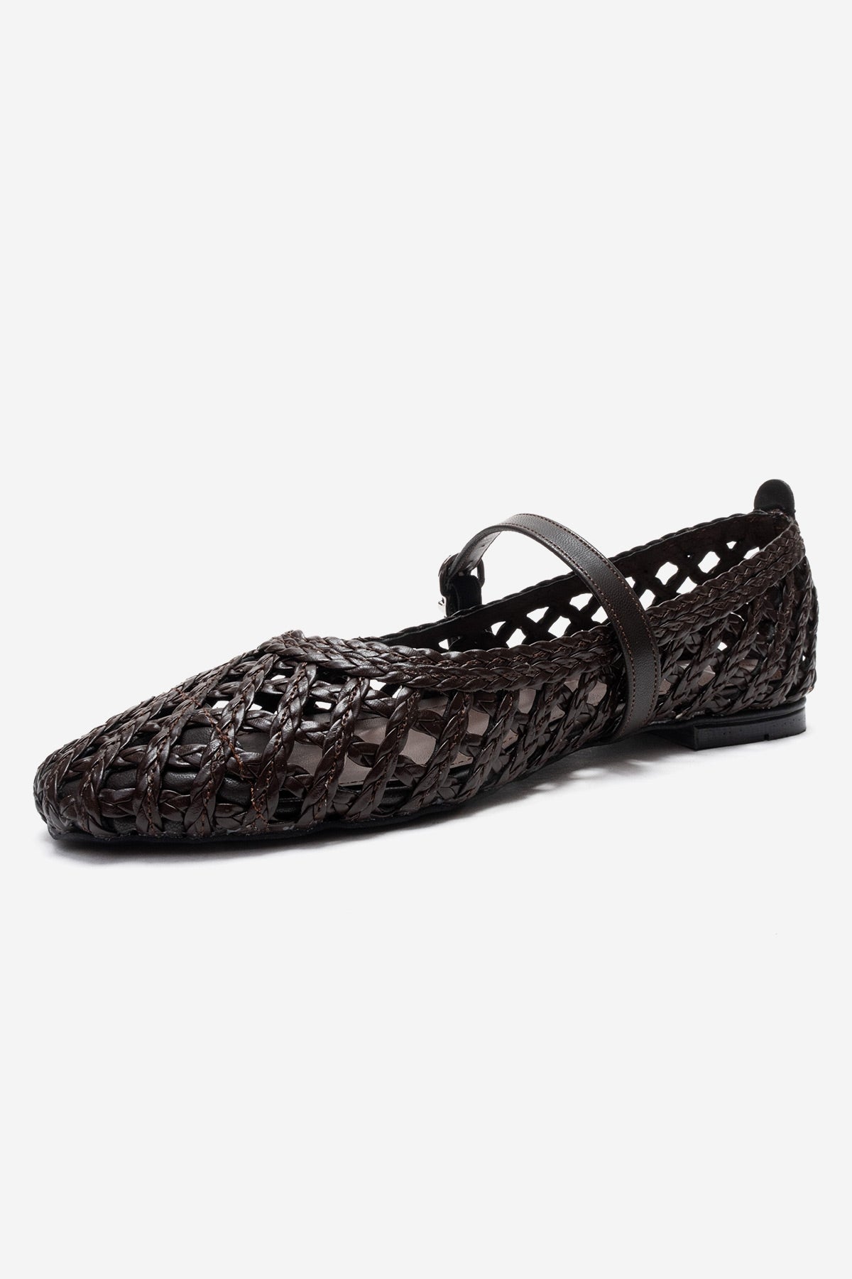 DOUX - Brown Genuine Leather Ballet Flat (Women)