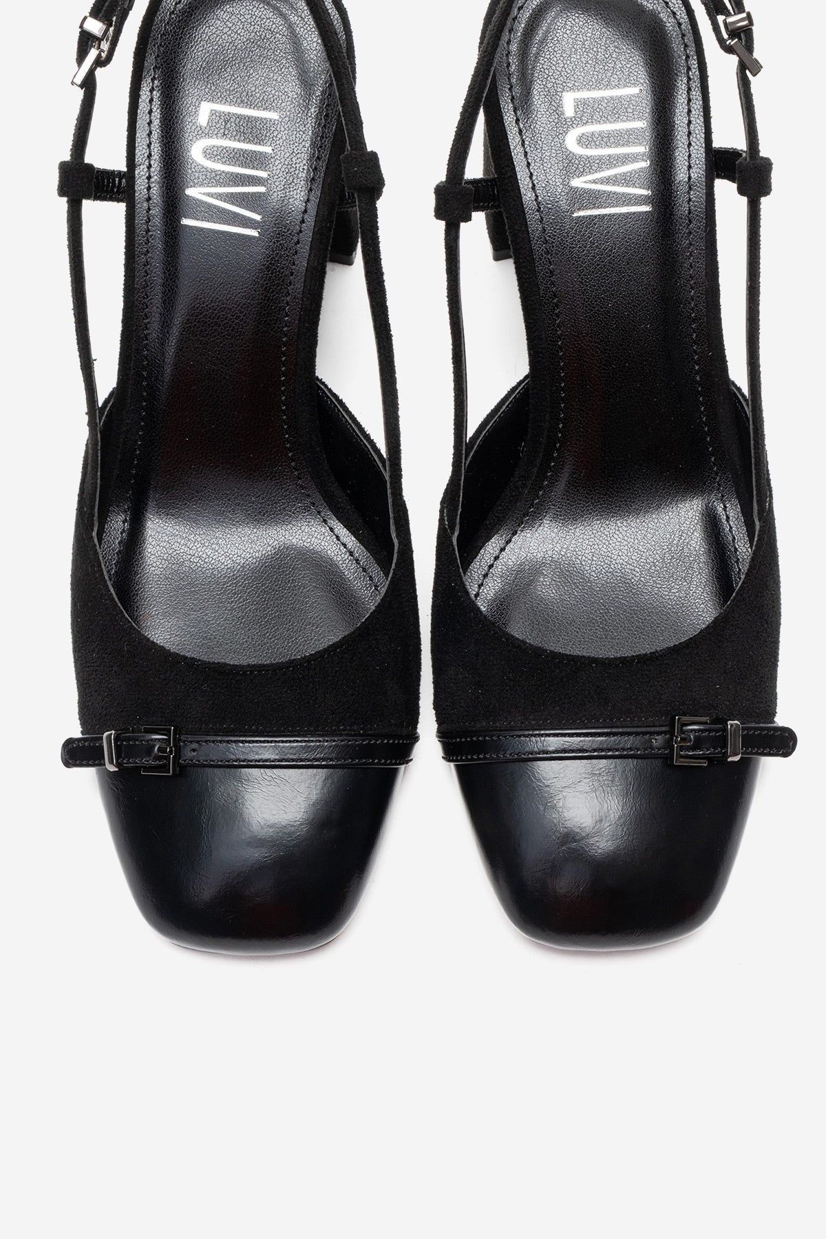 DESIA - Black Block Heel Shoe (Women)
