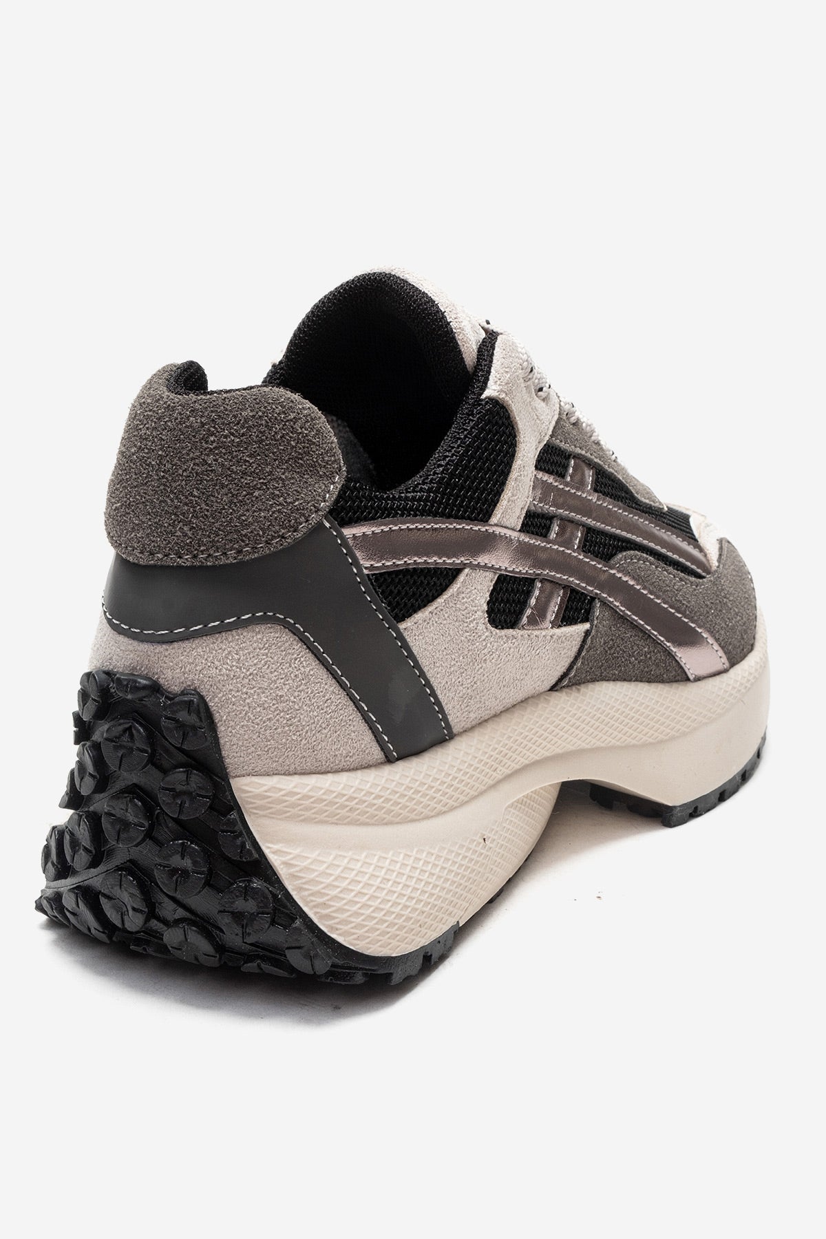 CALINA - Black Genuine Leather Sneaker (Women)