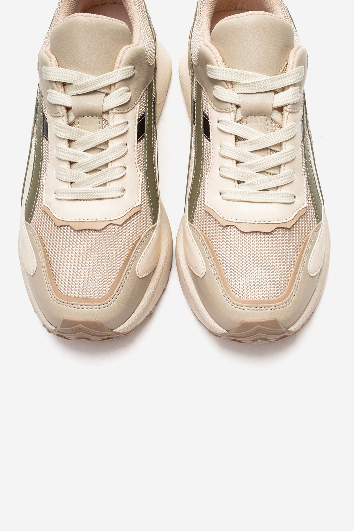 CALINA - Beige Green Sneaker (Women)