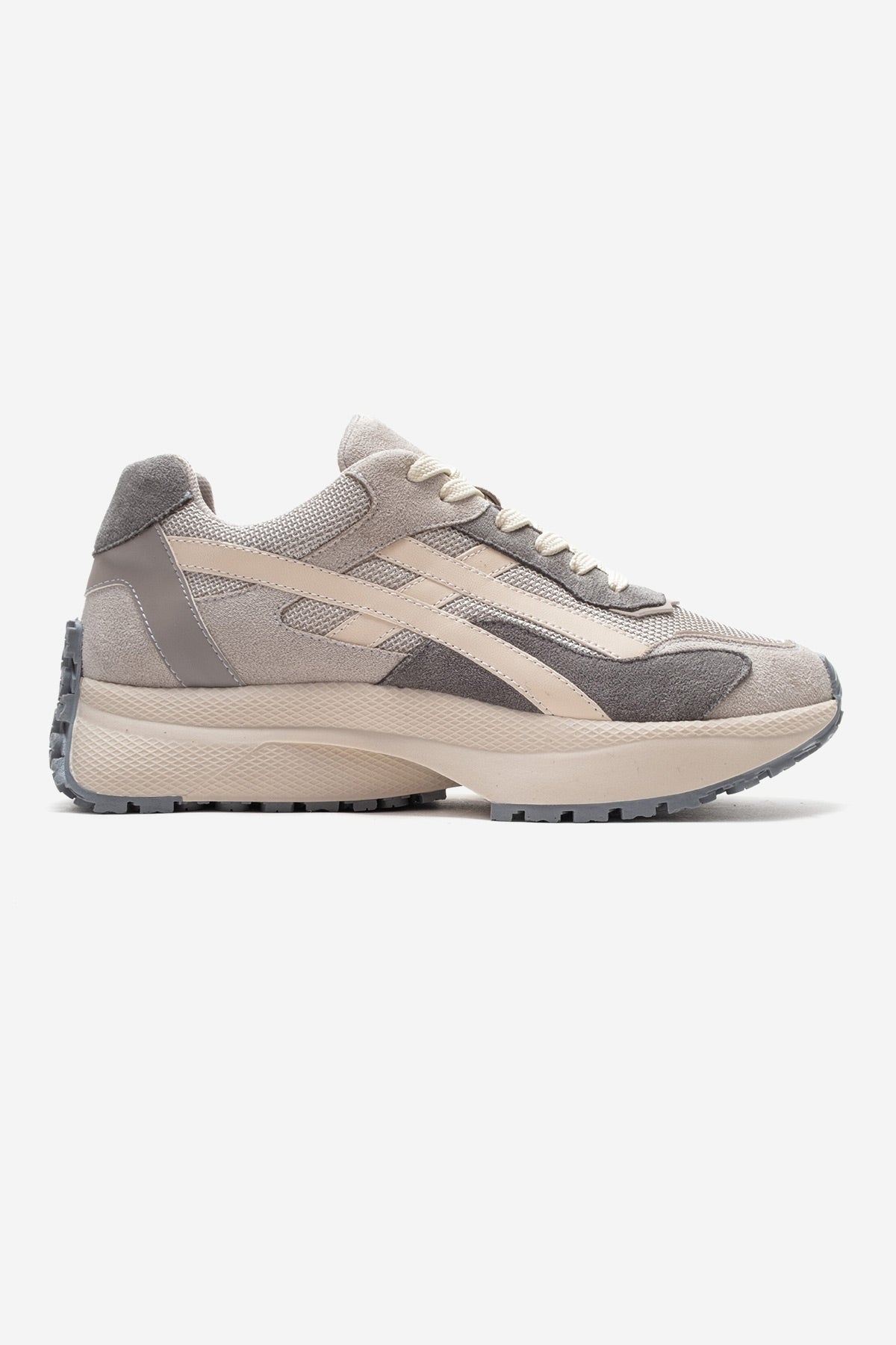 CALINA - Beige Suede Sneaker (Women)