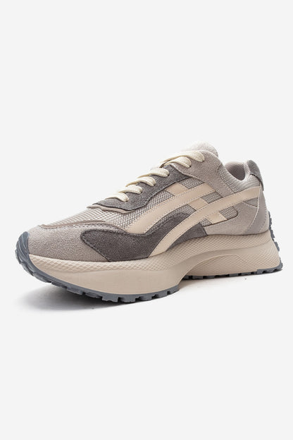 CALINA - Beige Suede Sneaker (Women)