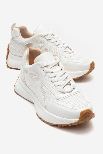 PREMIA - White Leather Sneaker (Women)