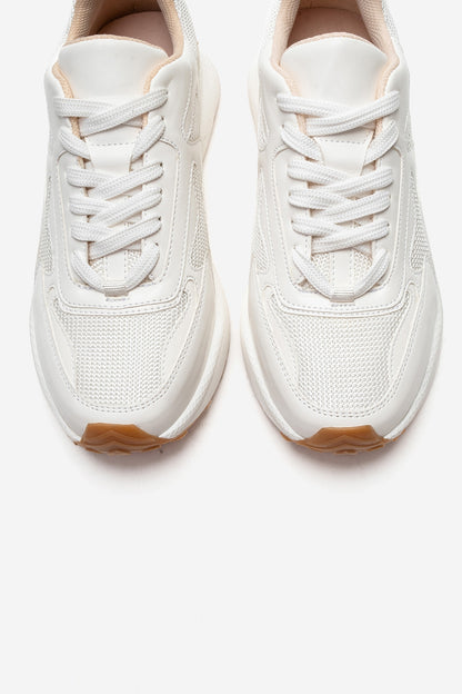 PREMIA - White Leather Sneaker (Women)