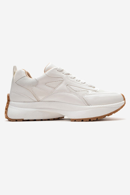 PREMIA - White Leather Sneaker (Women)