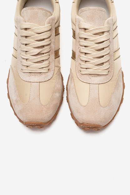 FLUX - Beige Suede Sneaker (Women)