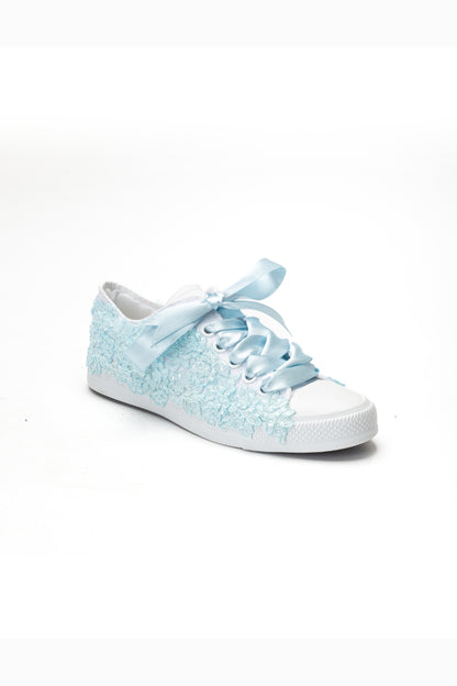 Zapatilla de novia Azure Lace Bloom
